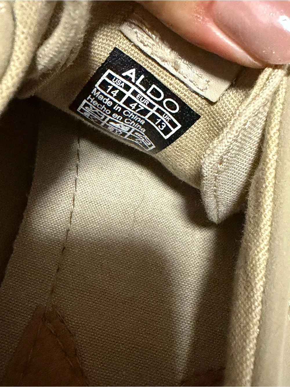 Aldo lace up